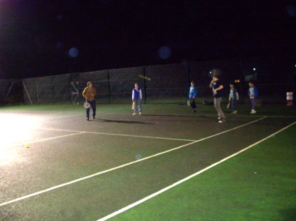 Christmas Party - fun and games on court